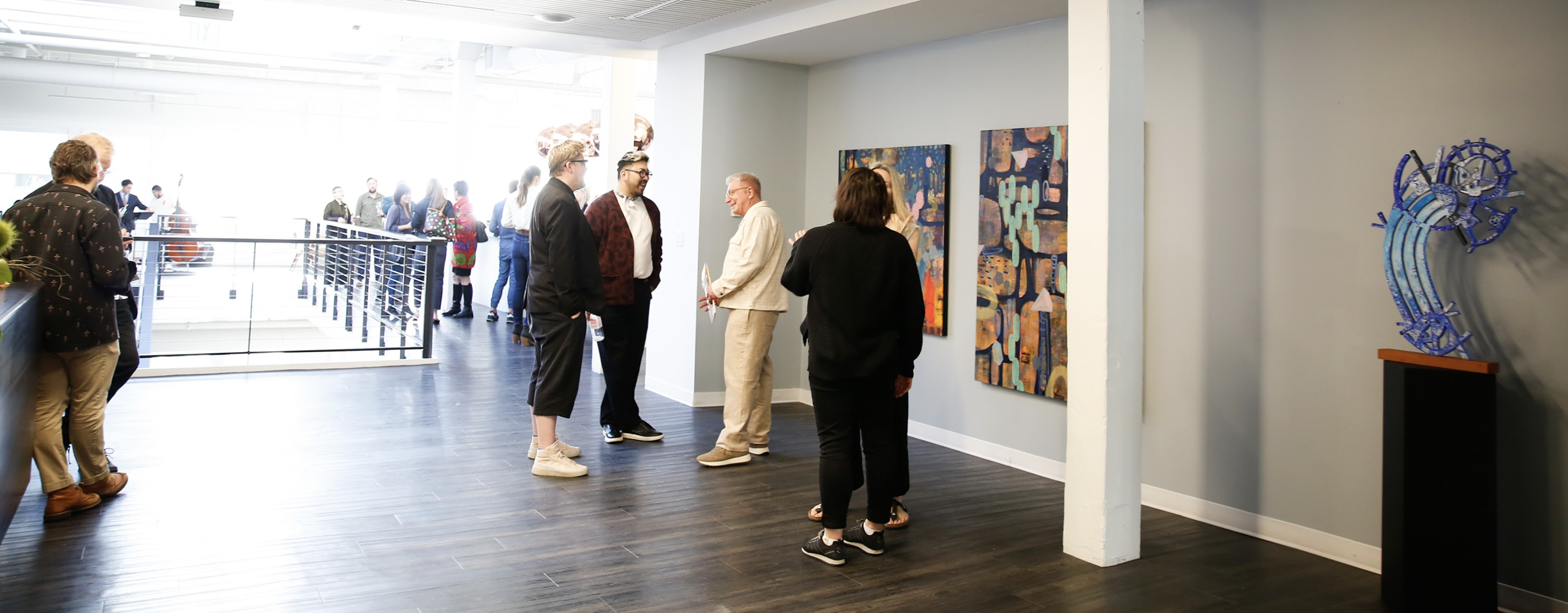 Art lovers discovering great work