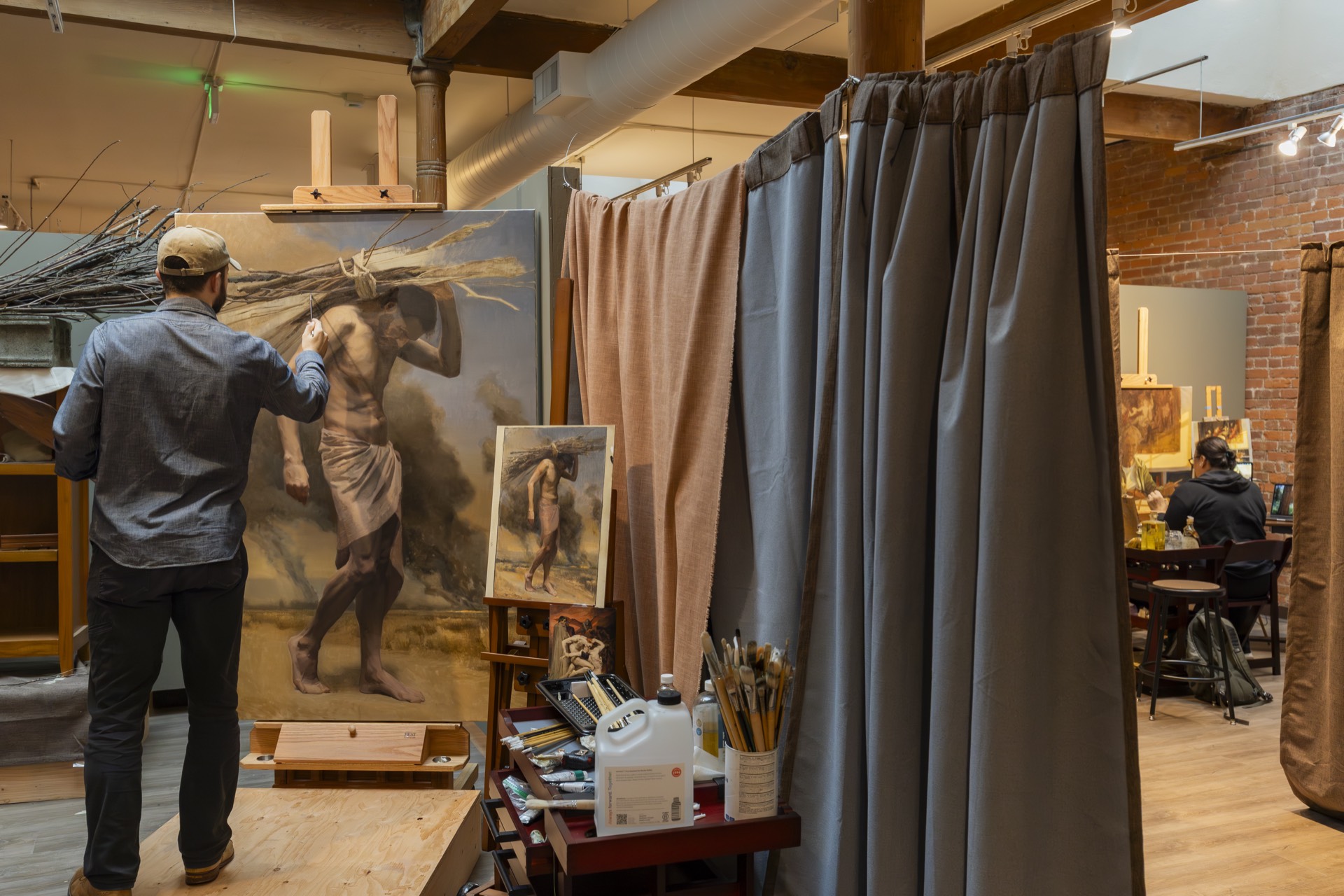 Seattle Prize Fellow painting